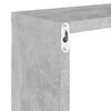 vidaXL Estantes cubo de pared 6 unidades gris 30x15x30 cm