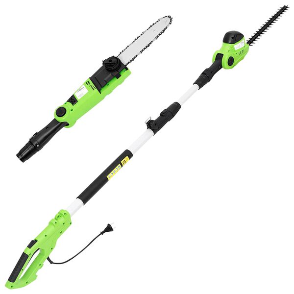 vidaXL Cortasetos el&eacute;ctrico telesc&oacute;pico p&eacute;rtiga 25/41 cm 710/550W