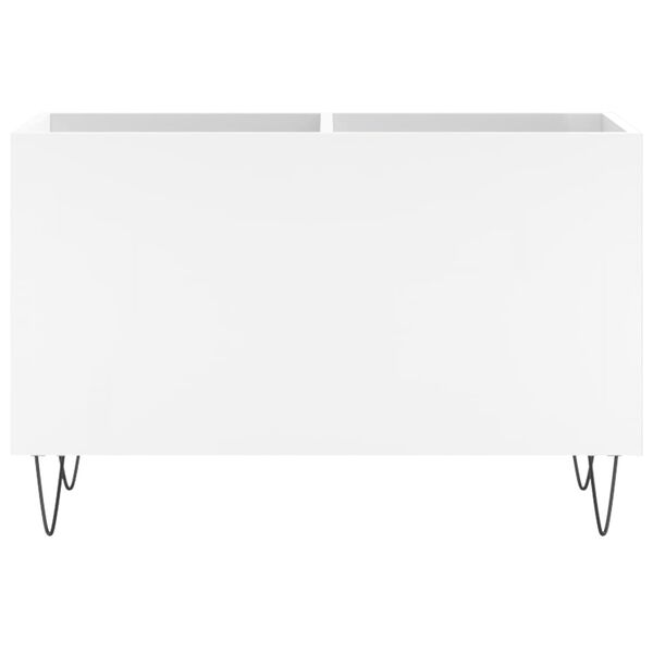 vidaXL Mueble para discos madera contrachapada blanco 74,5x38x48 cm