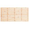 vidaXL Cabecero de cama de pared madera maciza de pino 126x3x63 cm