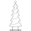 vidaXL Árbol de Navidad de metal con soporte Negro 150 cm Acero
