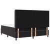 vidaXL Cama tipo Box Spring con colch&oacute;n Negro 180 x 200 cm Terciopelo