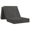 vidaXL Sof&aacute; Cama Plegable 75 x 63 x 45 cm Gris oscuro