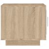 vidaXL Mesa de centro madera de ingenier&iacute;a blanco y Sonoma 51x50x45 cm