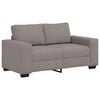 vidaXL Sof&aacute; de 2 plazas color topo, 160x77x82 cm, tela