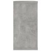 vidaXL Estante cubo pared 4uds contrachapado gris hormig&oacute;n 100x15x30cm