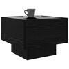 vidaXL Mesa de Café Roble negro 40 x 40 x 30 cm Madera contrachapada