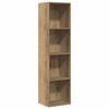 vidaXL Mueble de TV/Librer&iacute;a roble artesanal 36x30x143cm
