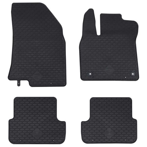 vidaXL Alfombrilla de Coche 4 pcs Negro adecuado para SANDERO 2020-