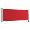 vidaXL Toldo lateral retr&aacute;ctil de jard&iacute;n o terraza rojo 100x300 cm