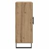 vidaXL Vitrina Roble artesanal 69,5 x 34 x 90 cm Madera contrachapada