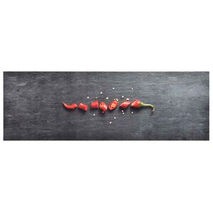 vidaXL Alfombra de cocina lavable Pepper 45x150 cm