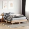 vidaXL Estructura de cama sin colch&oacute;n madera maciza de pino 160x200 cm