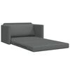 vidaXL Sof&aacute; Cama Plegable Gris oscuro 124 x 71 x 78 cm tela