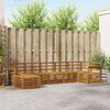 vidaXL Juegos de sof&aacute;s 7 pcs Natural Madera de Acacia S&oacute;lida