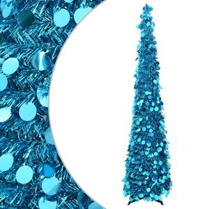 vidaXL &Aacute;rbol de Navidad pop-up 120 cm PET Azul