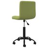 vidaXL Silla de oficina giratoria de terciopelo verde claro