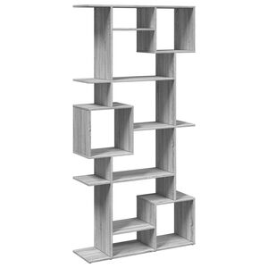 vidaXL Estanter&iacute;a de madera de ingenier&iacute;a gris Sonoma 92x29x188 cm