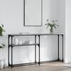 vidaXL Mesa consola madera de ingenier&iacute;a gris Sonoma 145x22,5x75 cm