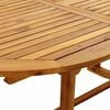 vidaXL Juego comedor de jard&iacute;n 9 pzas madera maciza acacia y textileno