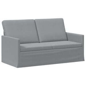 vidaXL Sof&aacute; de 2 plazas Gris Claro 150 x 81 x 82 cm Tela
