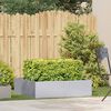 vidaXL Jardinera 100x100x30 cm de acero galvanizado