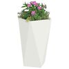 vidaXL Jardinera 2 pcs 40 x 40 x 75 cm Acero