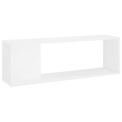 vidaXL Mueble para TV madera contrachapada blanco 100x24x32 cm