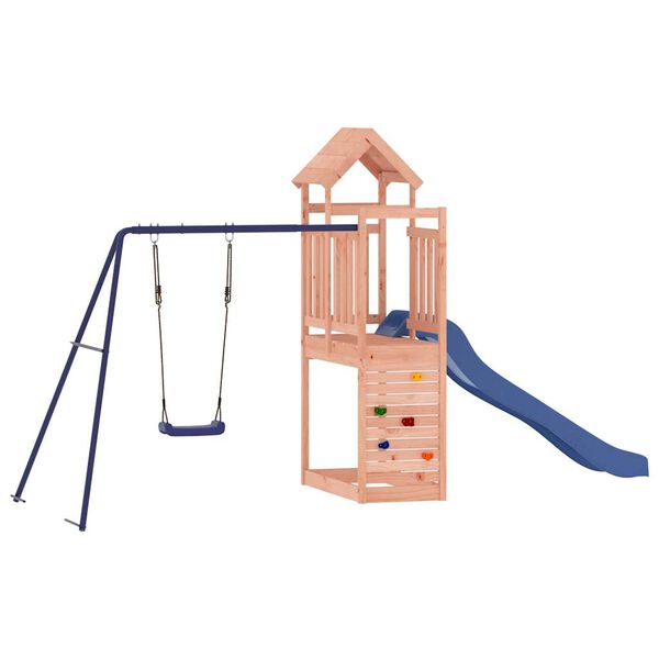 vidaXL Parque infantil de exterior madera maciza Douglas