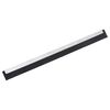 vidaXL Cabezal de escobilla de goma de suelo acero y goma 75x2x5 cm