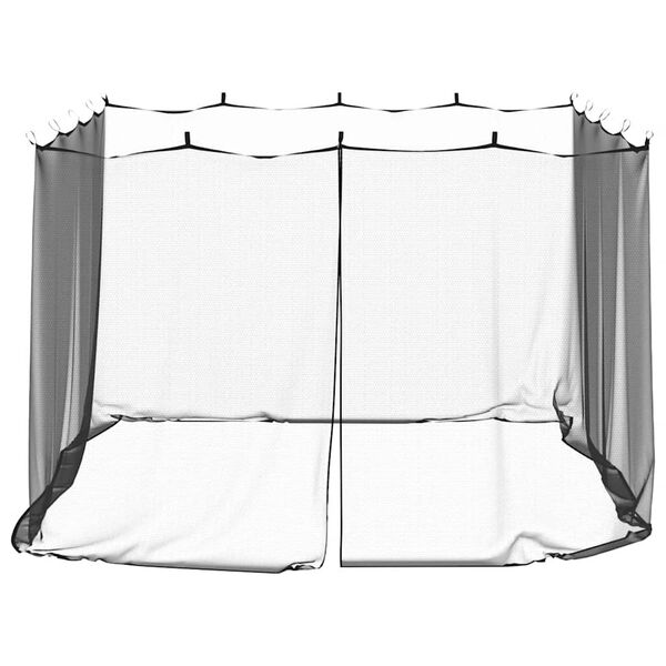 vidaXL Mosquitera para exteriores, malla 220, negra, 300 x 300 x 200 cm