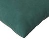 vidaXL Cojines de sof&aacute; 2 pcs Verde oscuro 120 x 40 cm Tela de pana