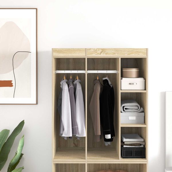 vidaXL Varilla para Armario 2 pcs Plateado 764 x 15 x 29 mm