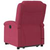 vidaXL Sill&oacute;n reclinable de masaje elevable terciopelo rojo tinto