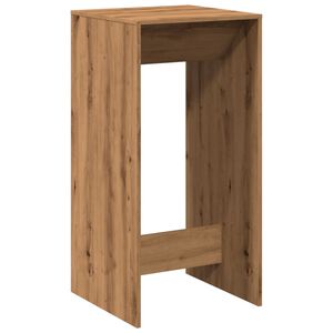 vidaXL Mesa alta de bar madera ingenier&iacute;a roble artisian 51x50x103,5cm