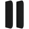 vidaXL Cabecero de tela negro 103x16x78/88 cm