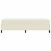 vidaXL Estructura de cama con colch&oacute;n con colch&oacute;n Crema 100 x 200 cm