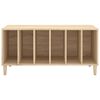 vidaXL Mueble discos madera contrachapada roble Sonoma 100x38x48 cm