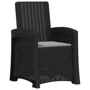 vidaXL Sill&oacute;n de jard&iacute;n reclinable imitaci&oacute;n rat&aacute;n