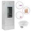 vidaXL Horno ahumador de BBQ con generador humo fr&iacute;o acero galvanizado