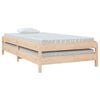 vidaXL Cama apilable de madera pino maciza 100x200 cm