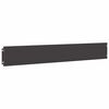 vidaXL Bordes para césped 10 uds acero laminado frío negro 15x103 cm