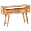 vidaXL Aparador de madera de mango rugosa 120x30x75 cm