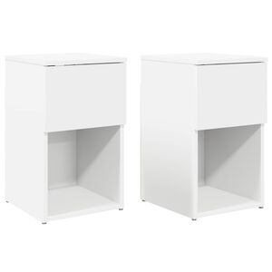 vidaXL Mueble cama 2 pcs 29 x 31,5 x 49 cm Madera de Ingenier&iacute;a