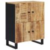 vidaXL Aparador con 4 puertas madera maciza de mango 60x33x75 cm