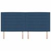 vidaXL Cabecero Azul 200 cm tela