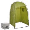vidaXL Inodoro port&aacute;til para camping con tienda 10+10 L