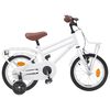 vidaXL Bicicleta Infantil 16 Pulgadas para ni&ntilde;os de 4 a 6 a&ntilde;os Blanco