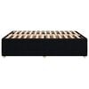 vidaXL Cama sin colch&oacute;n tela negro 160x200 cm