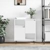 vidaXL Aparador de madera contrachapada blanco 60x35x70 cm